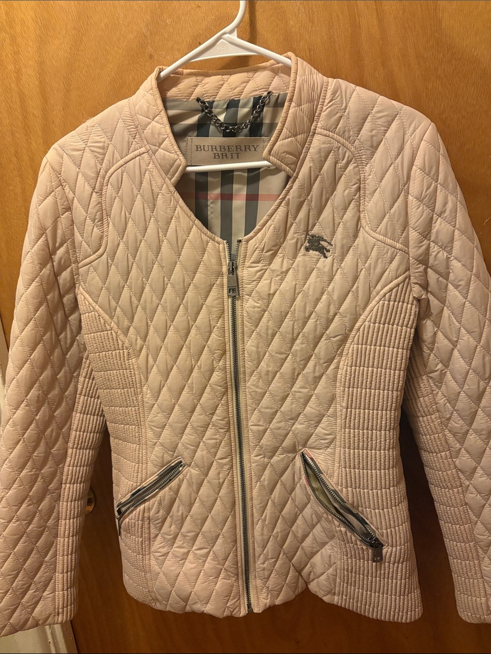 Burberry Quilted Tan Women's Puffer Jacket